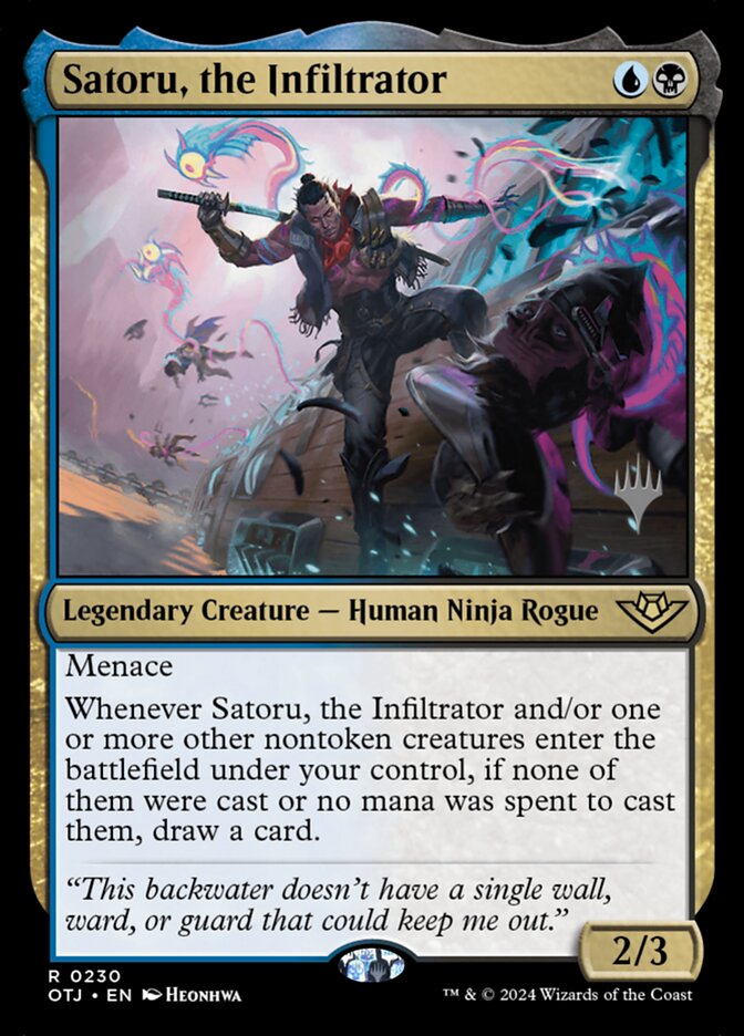 Satoru, the Infiltrator card front