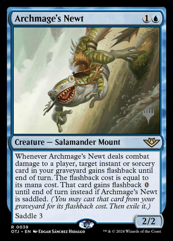 Archmage's Newt card front
