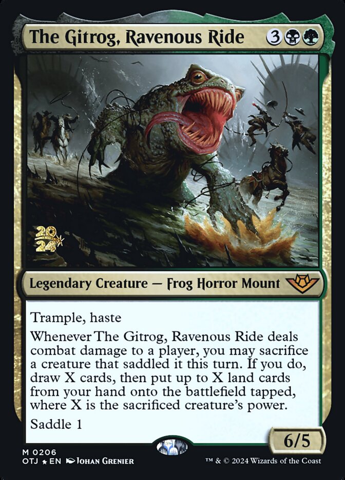 The Gitrog, Ravenous Ride card front