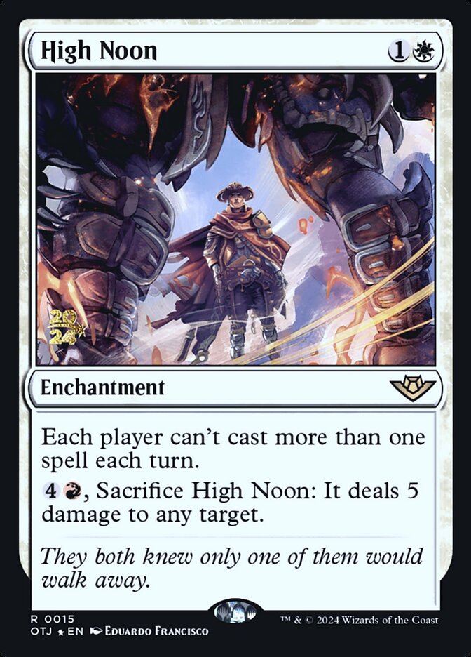High Noon card front