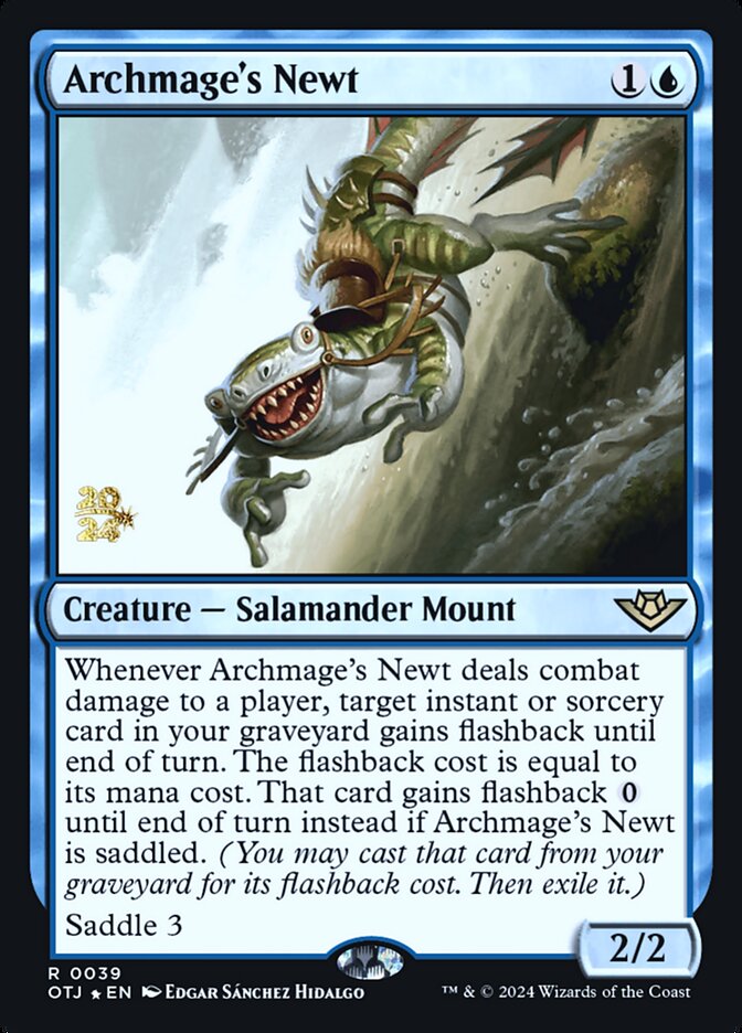Archmage's Newt card front