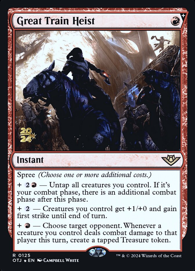 Great Train Heist card front
