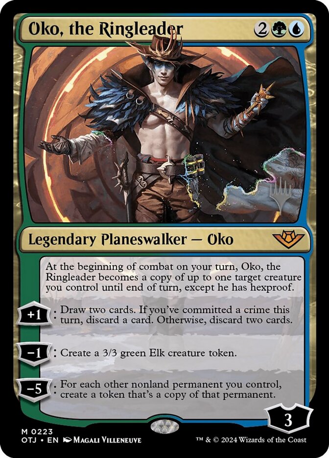 Oko, the Ringleader card front