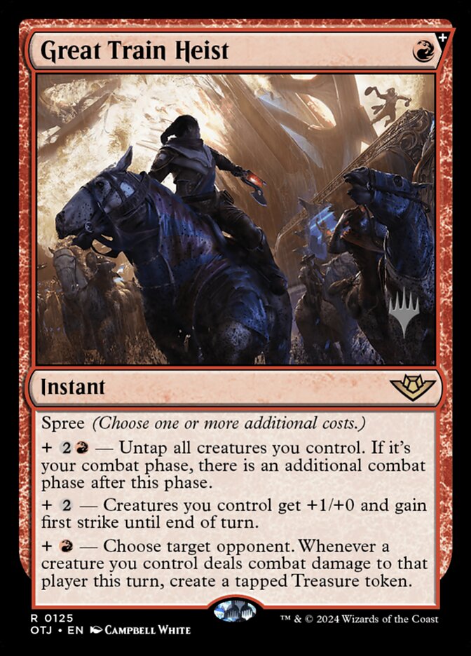 Great Train Heist card front