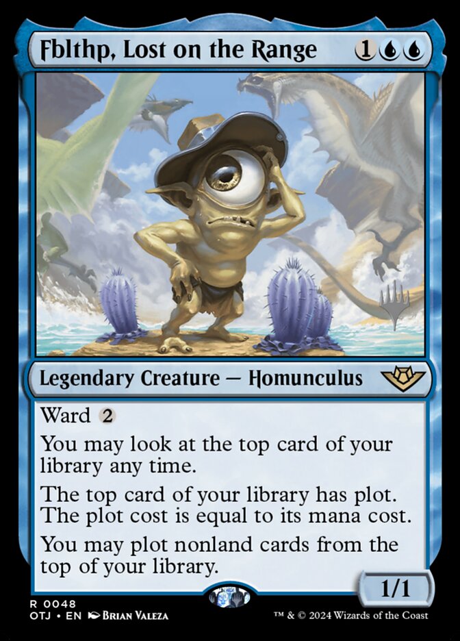 Fblthp, Lost on the Range card front