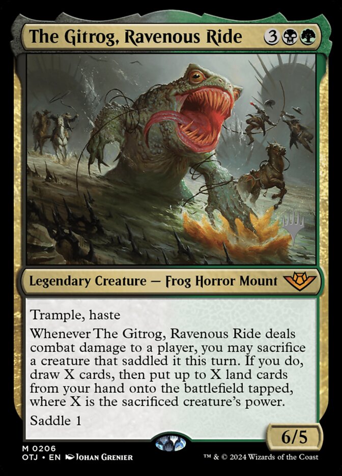 The Gitrog, Ravenous Ride card front