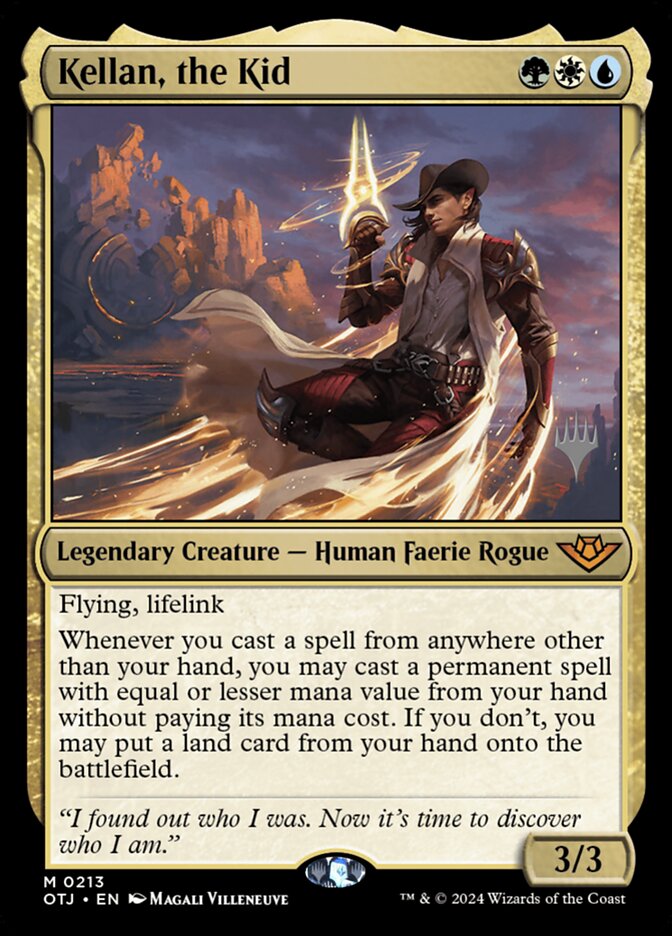 Kellan, the Kid card front