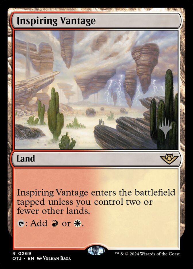 Inspiring Vantage card front