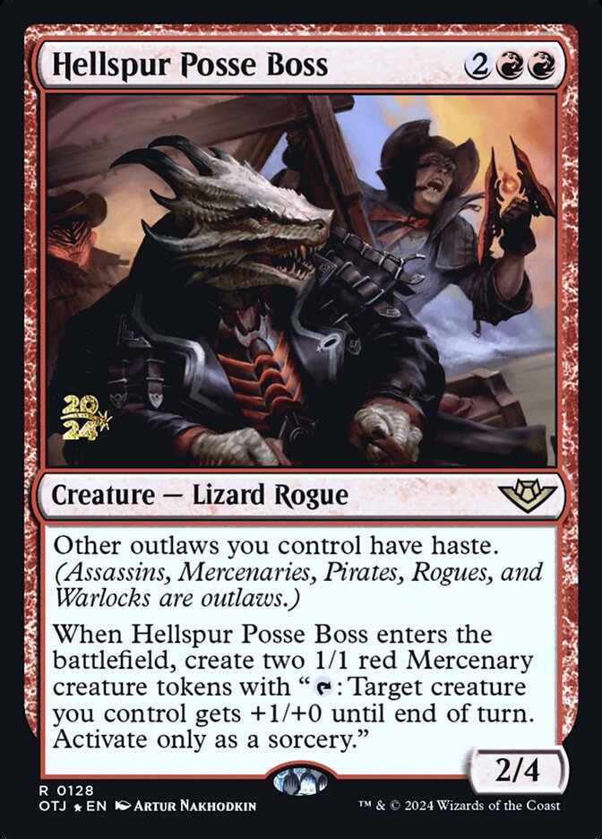 Hellspur Posse Boss card front