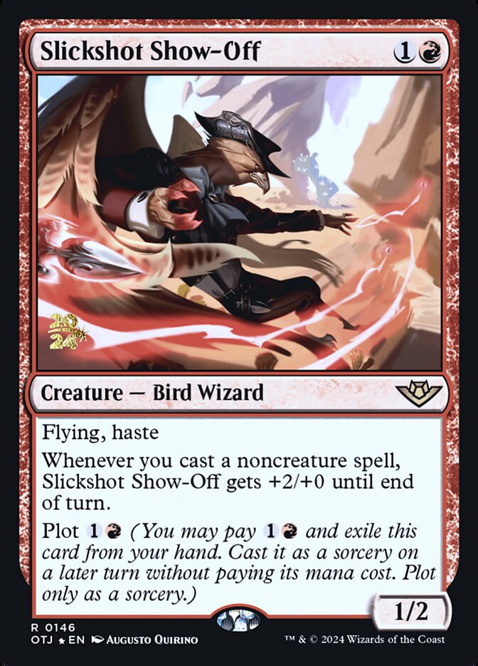 Slickshot Show-Off card front