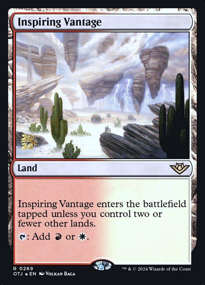 Inspiring Vantage card front