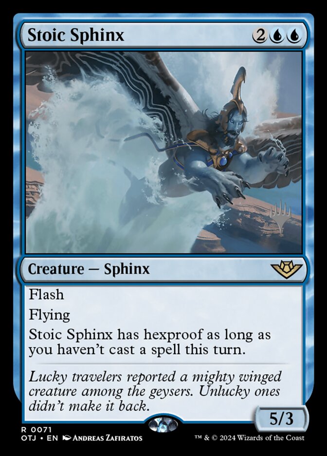 Stoic Sphinx card front