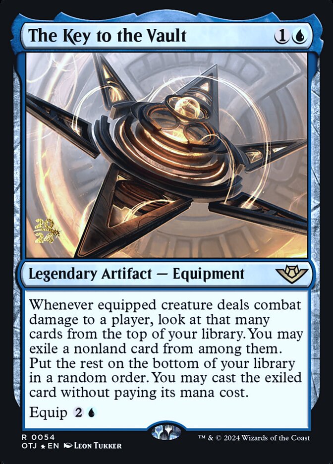 The Key to the Vault card front