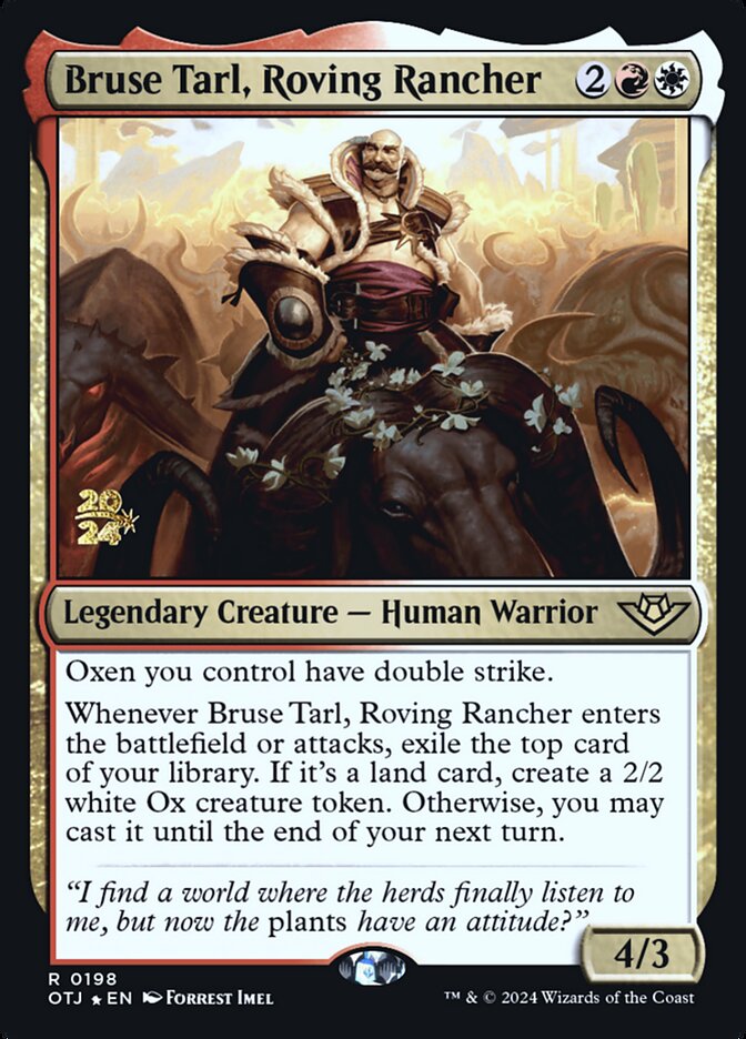 Bruse Tarl, Roving Rancher card front