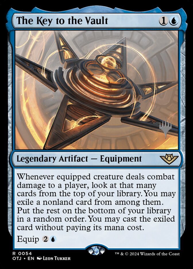 The Key to the Vault card front