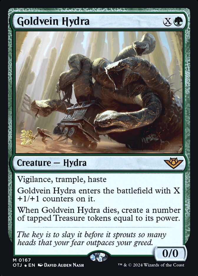 Goldvein Hydra card front