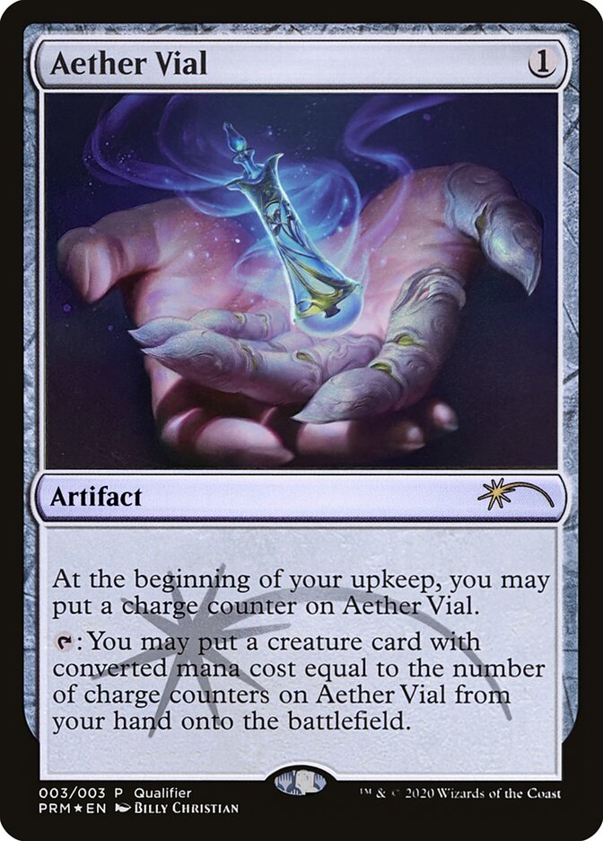 Aether Vial card front