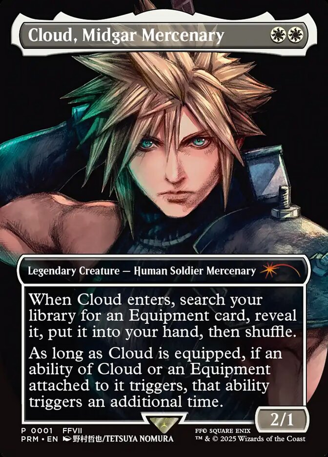 Cloud, Midgar Mercenary card front