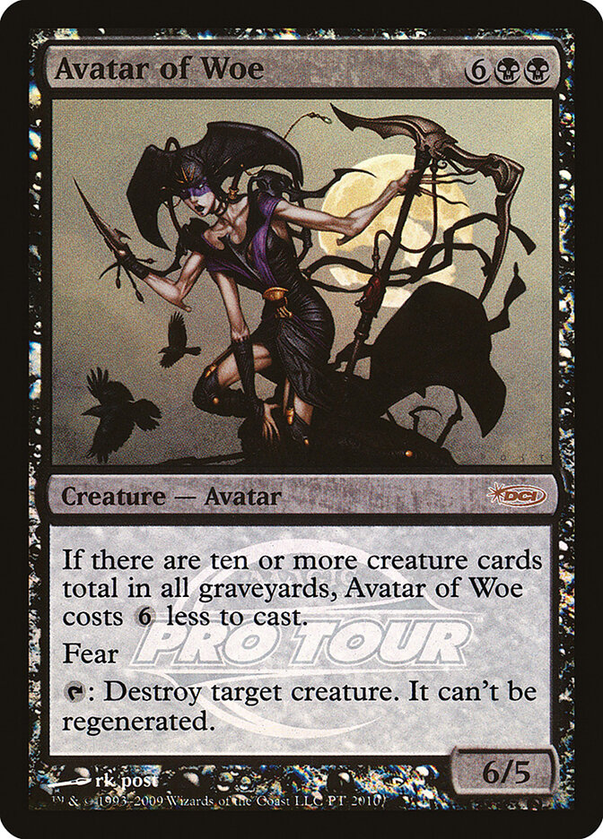 Avatar of Woe card front
