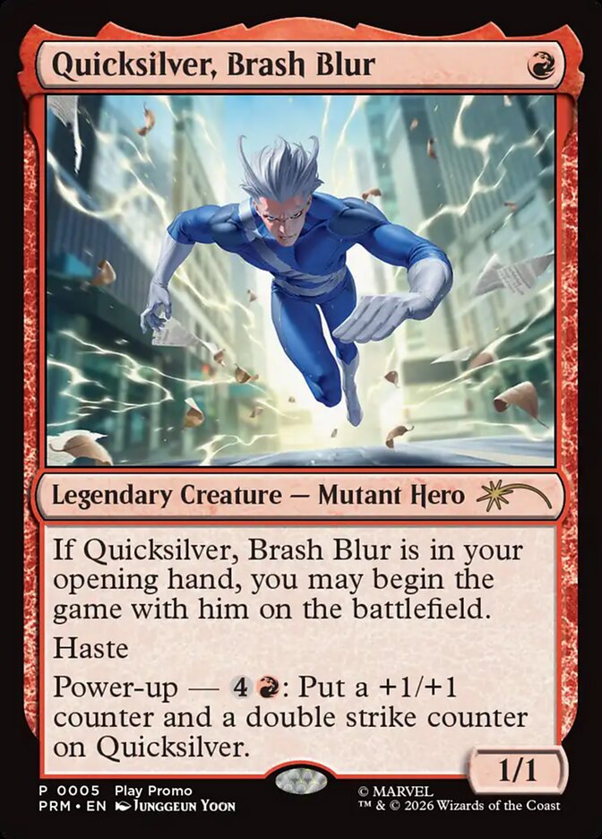 Quicksilver, Brash Blur card front