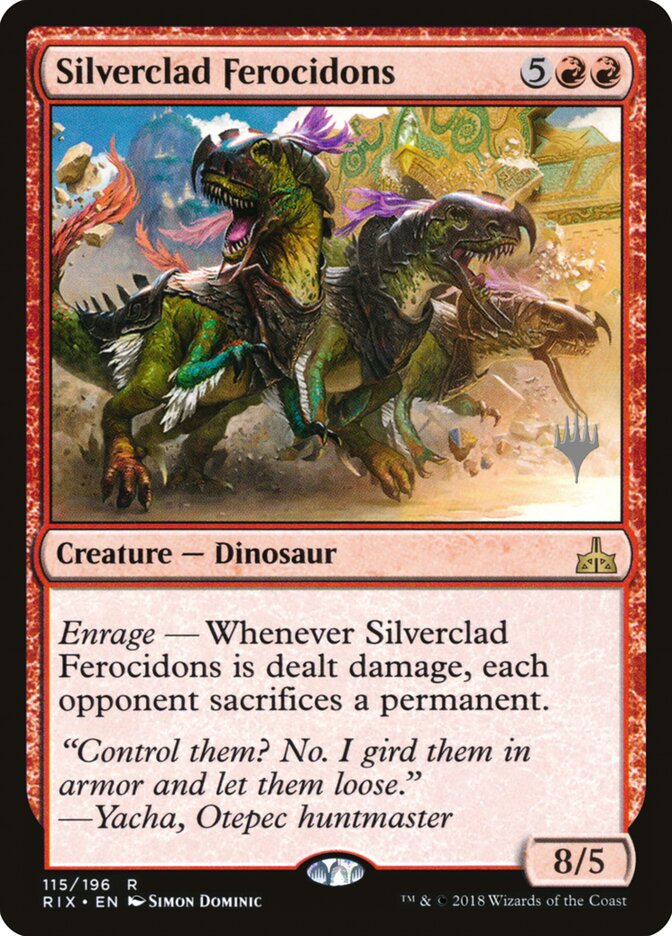 Silverclad Ferocidons card front