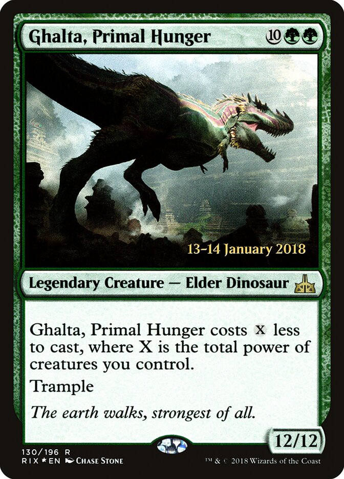 Ghalta, Primal Hunger card front