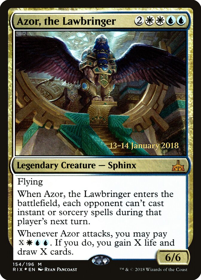 Azor, the Lawbringer card front