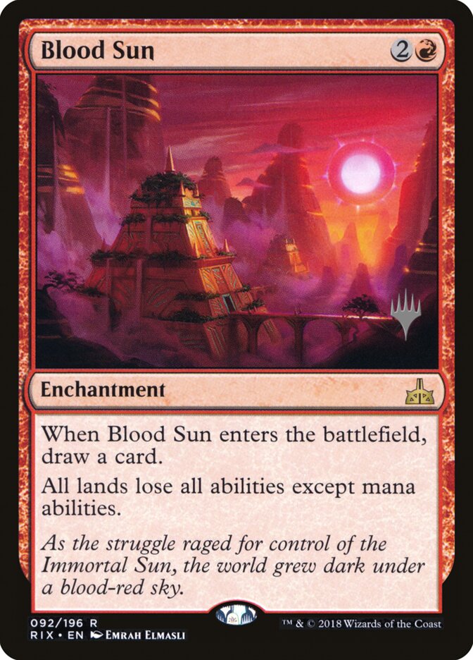 Blood Sun card front