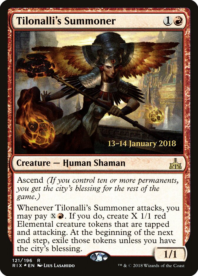Tilonalli's Summoner card front