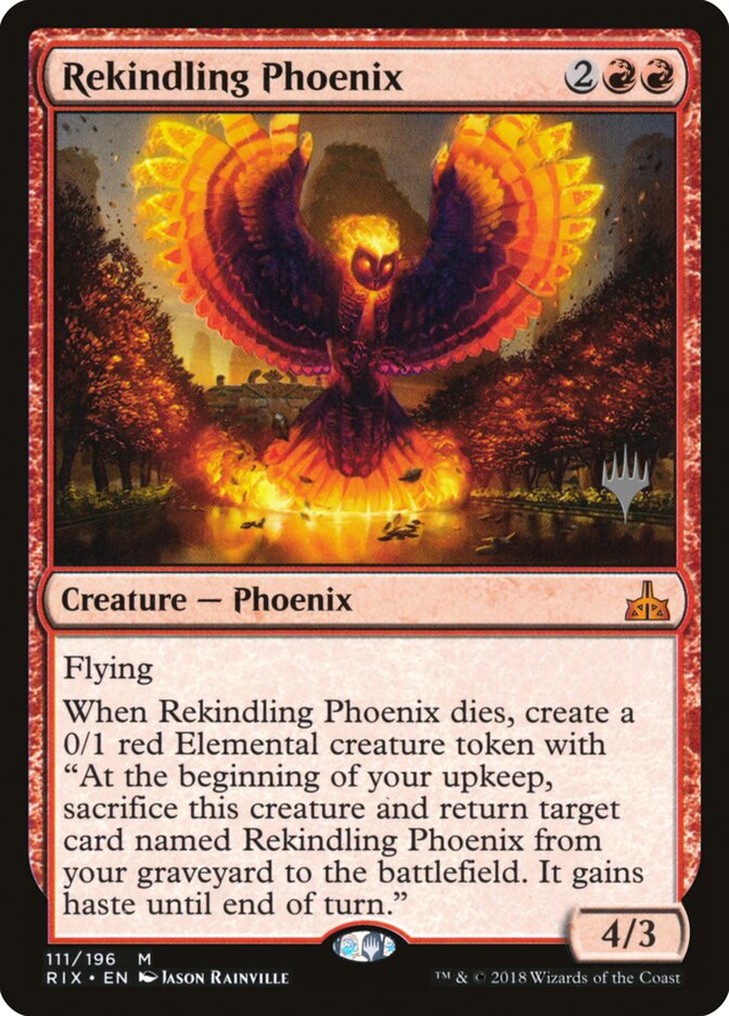 Rekindling Phoenix card front