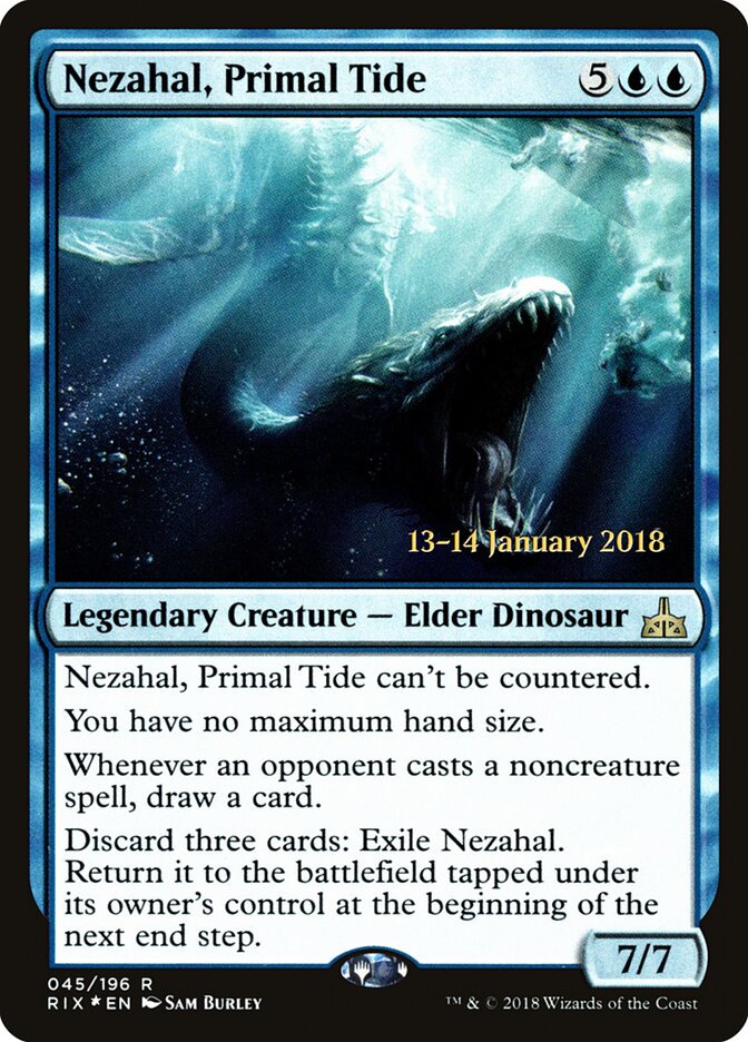 Nezahal, Primal Tide card front