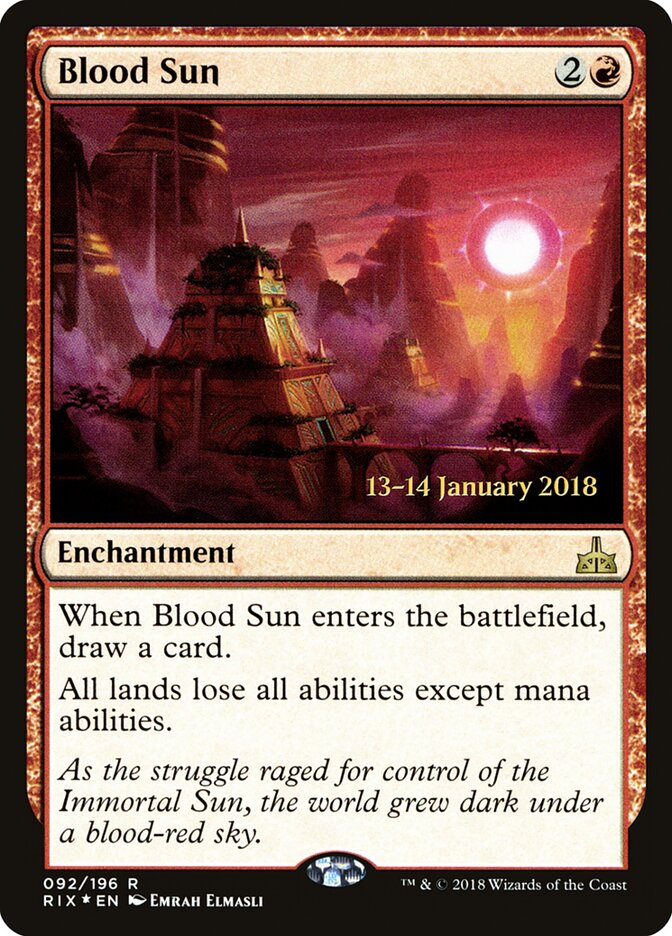 Blood Sun card front
