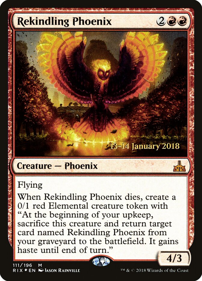 Rekindling Phoenix card front