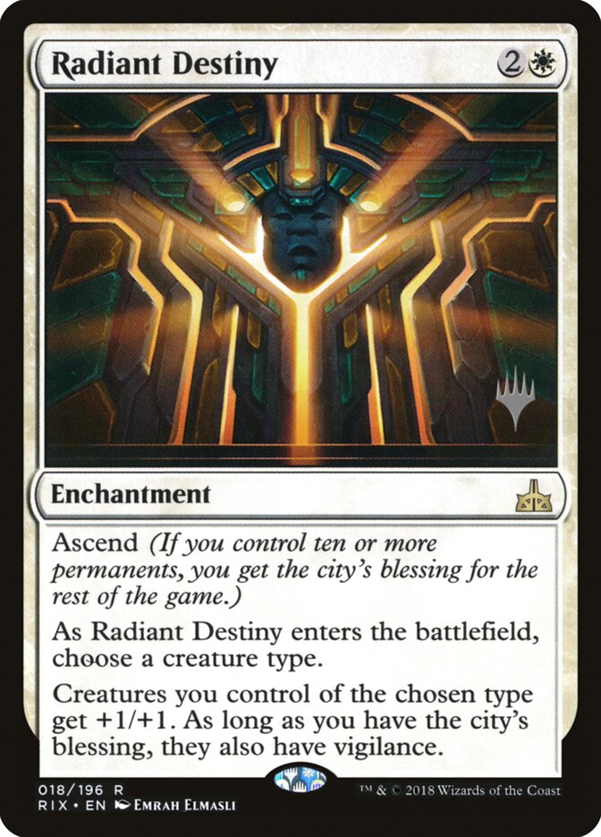 Radiant Destiny card front