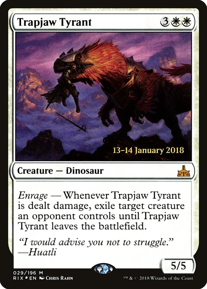 Trapjaw Tyrant card front