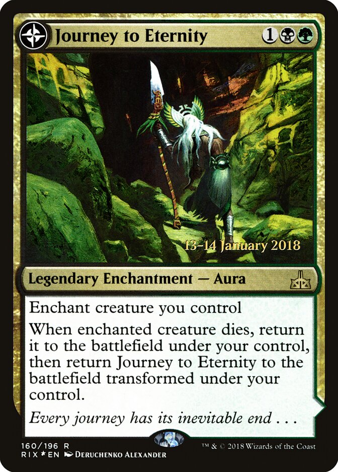 Journey to Eternity card front