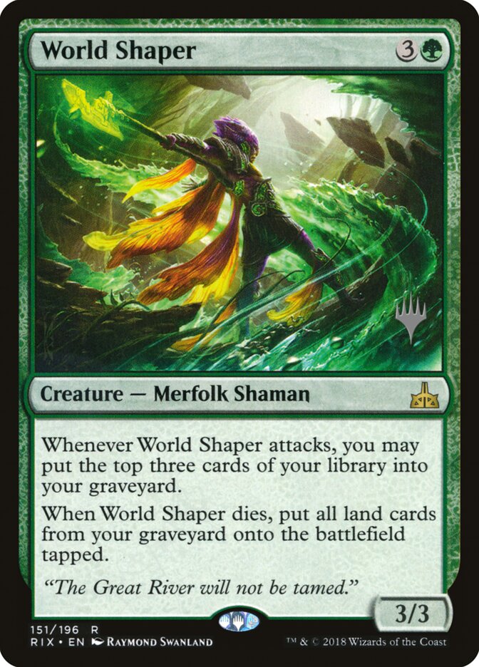 World Shaper card front
