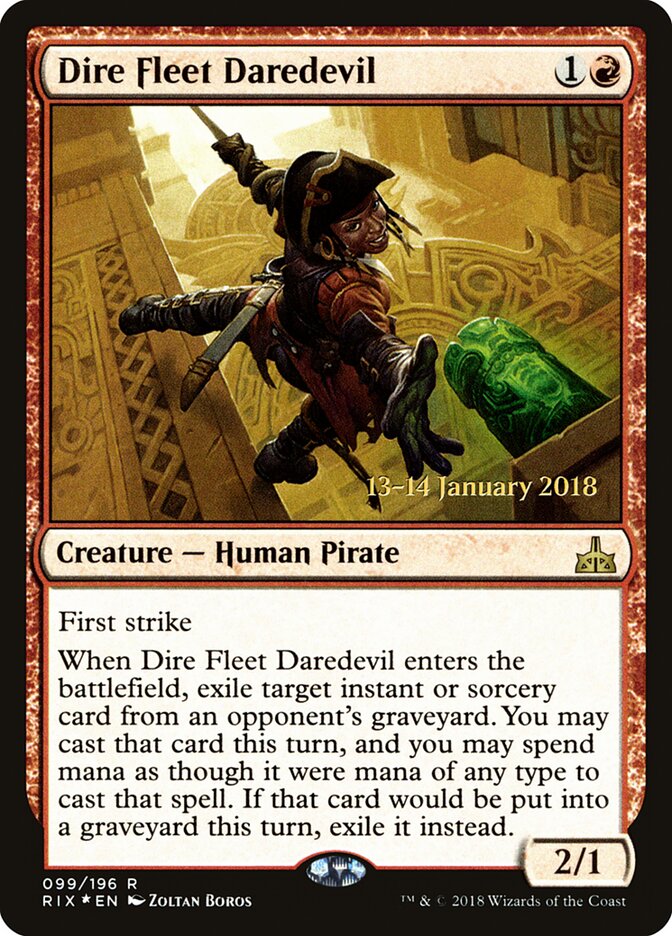 Dire Fleet Daredevil card front