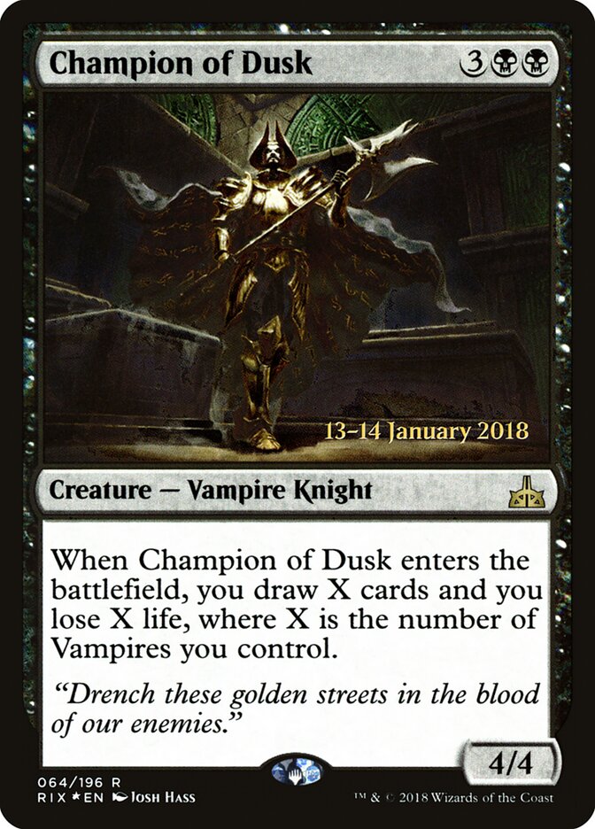 Champion of Dusk card front