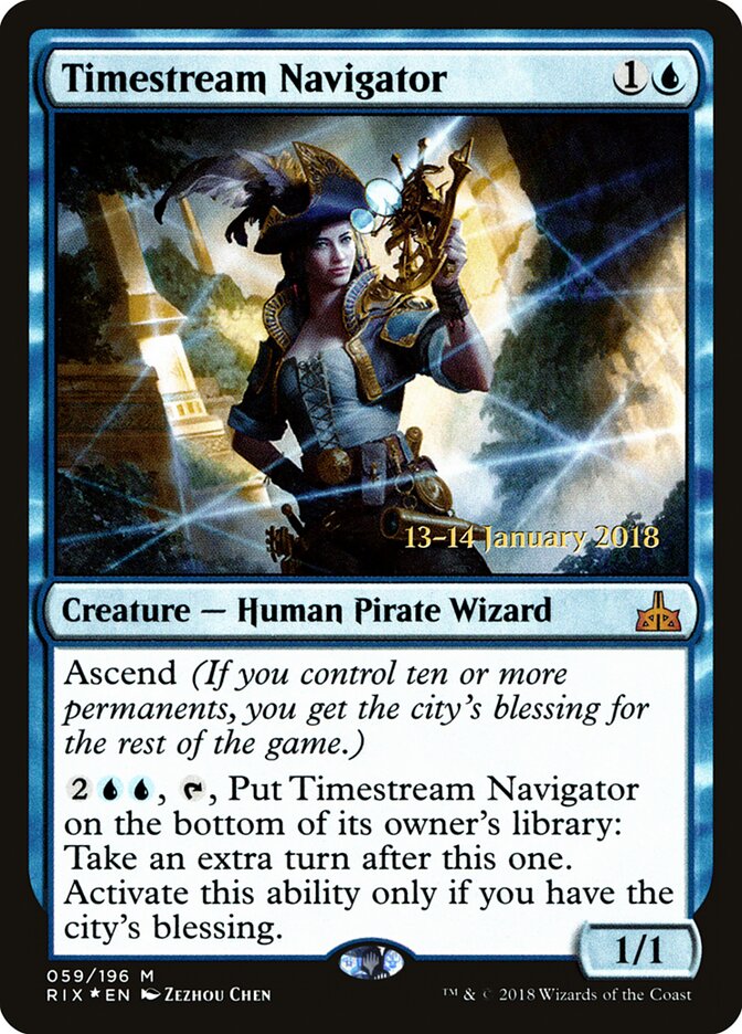 Timestream Navigator card front
