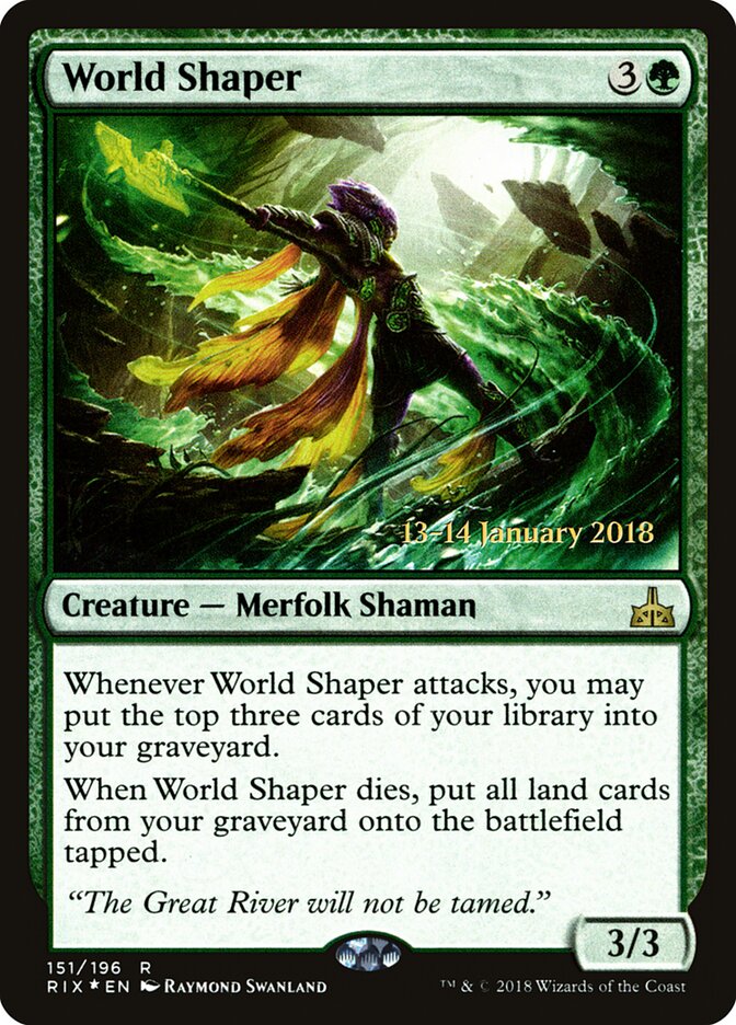 World Shaper card front