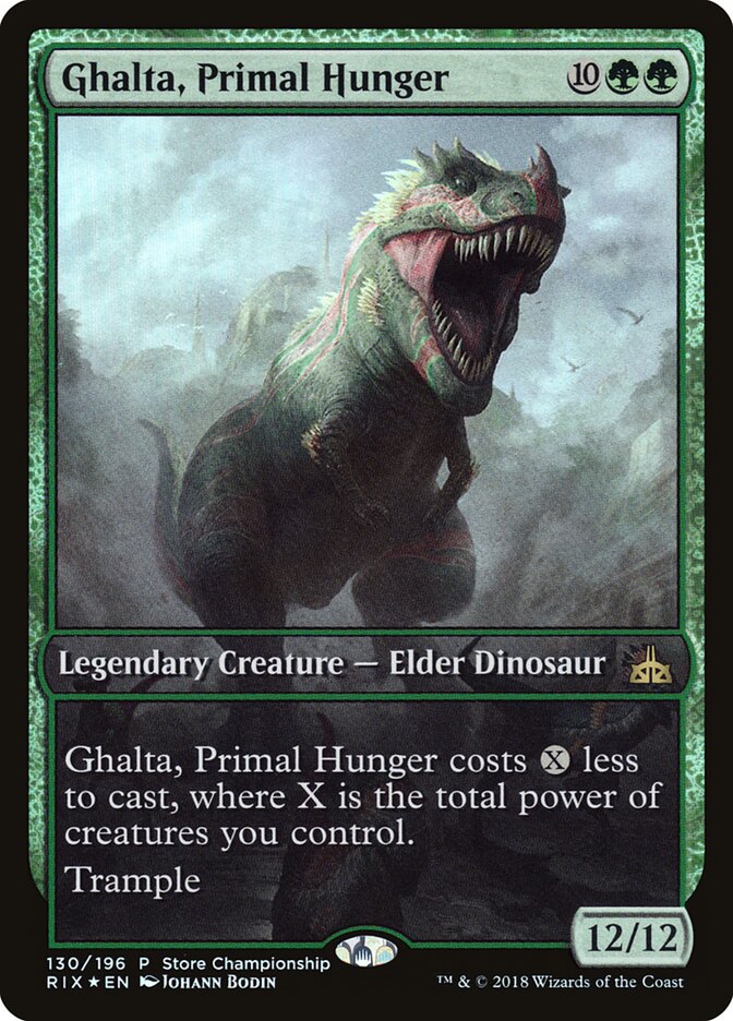 Ghalta, Primal Hunger card front