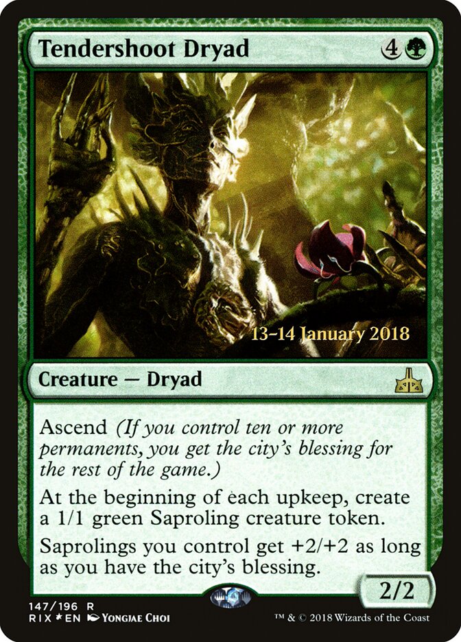 Tendershoot Dryad card front