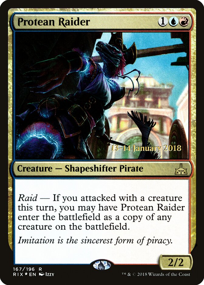 Protean Raider card front