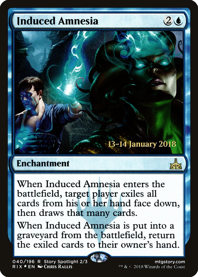 Induced Amnesia card front
