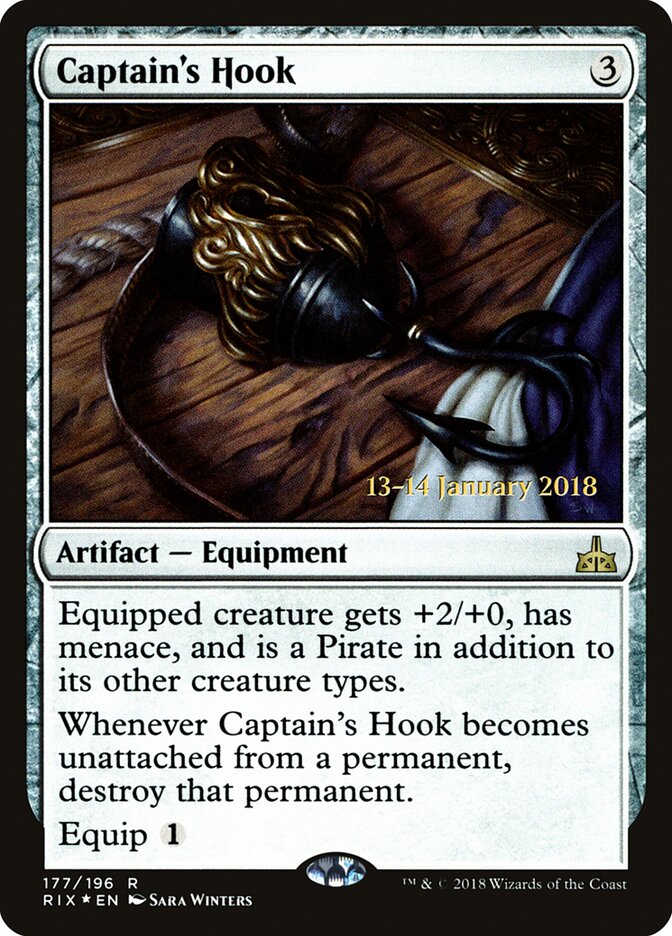 Captain's Hook card front