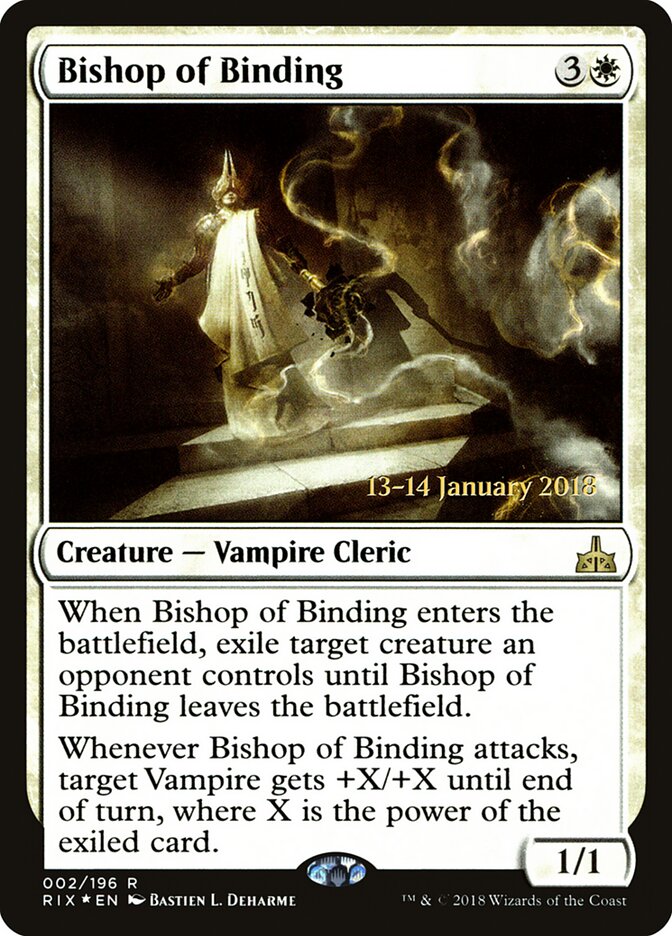 Bishop of Binding card front