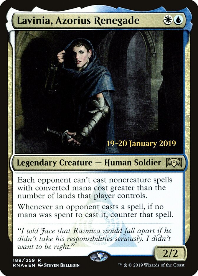Lavinia, Azorius Renegade card front