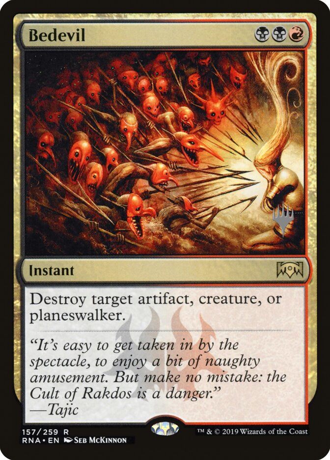 Bedevil card front