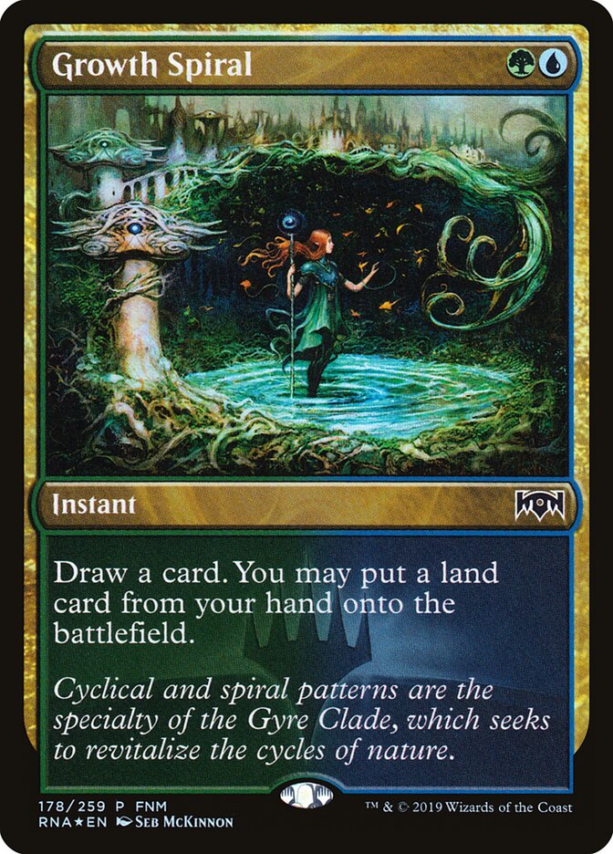 Growth Spiral card front